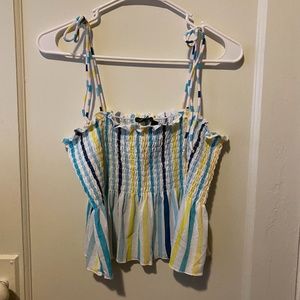 wild fable smocked striped cami